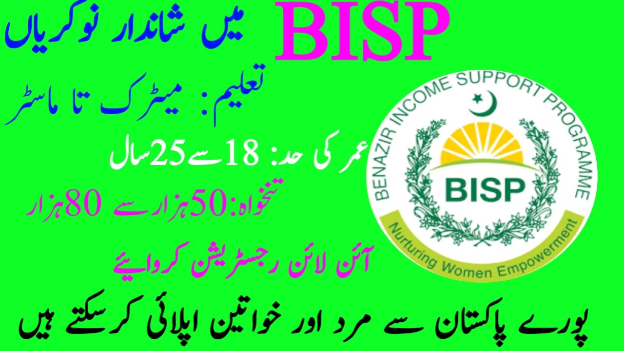 BISP Jobs 2025
