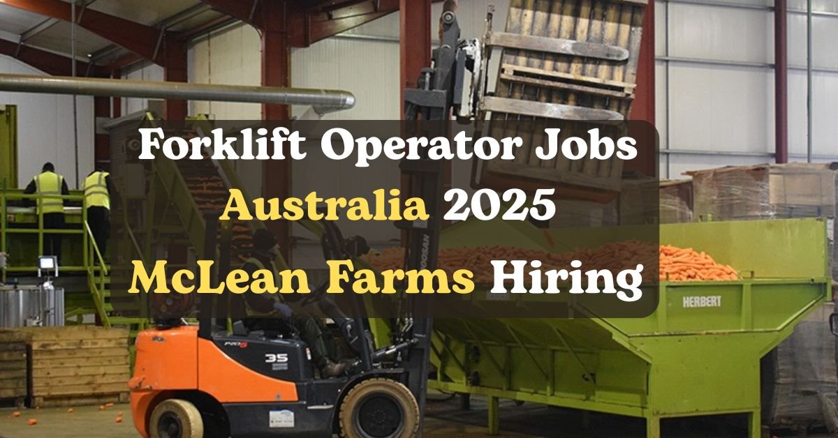 Forklift Operator Jobs Australia 2025 - McLean Farms Hiring