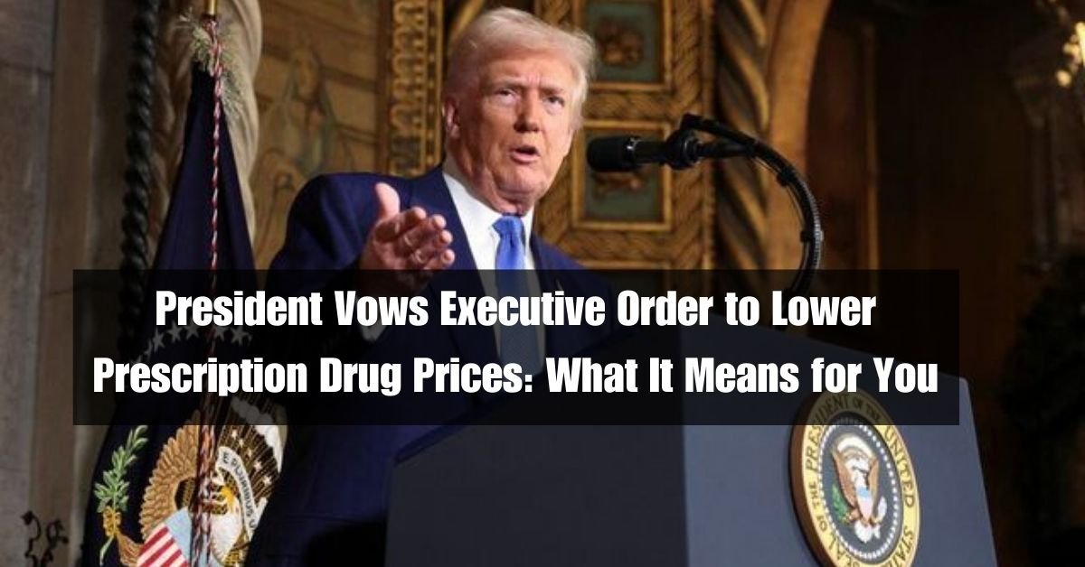 President Vows Executive Order to Lower Prescription Drug Prices: What It Means for You