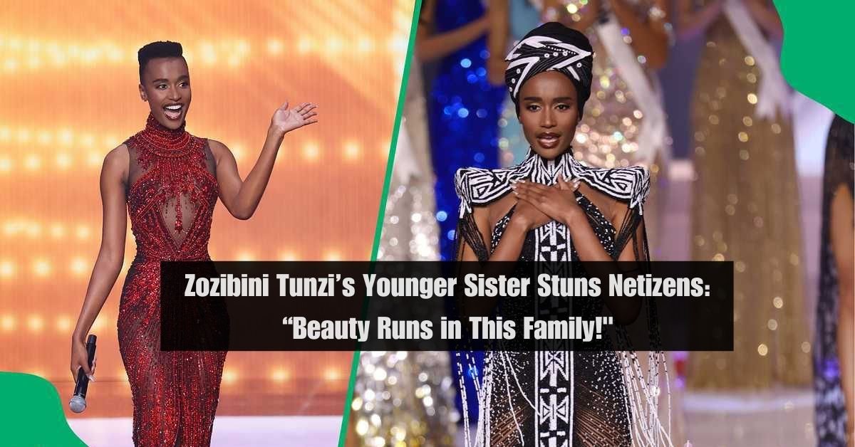 Zozibini Tunzi’s Younger Sister Stuns Netizens: “Beauty Runs in This Family!"