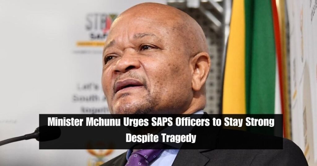 Minister Mchunu Urges SAPS Officers to Stay Strong Despite Tragedy