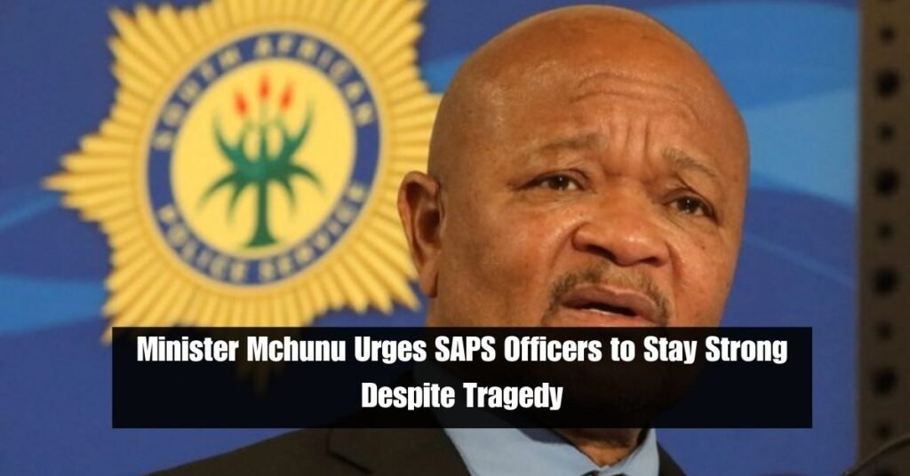 Minister Mchunu Urges SAPS Officers to Stay Strong Despite Tragedy