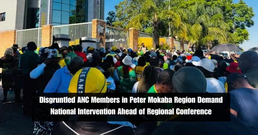 Disgruntled ANC Members in Peter Mokaba Region Demand National Intervention Ahead of Regional Conference