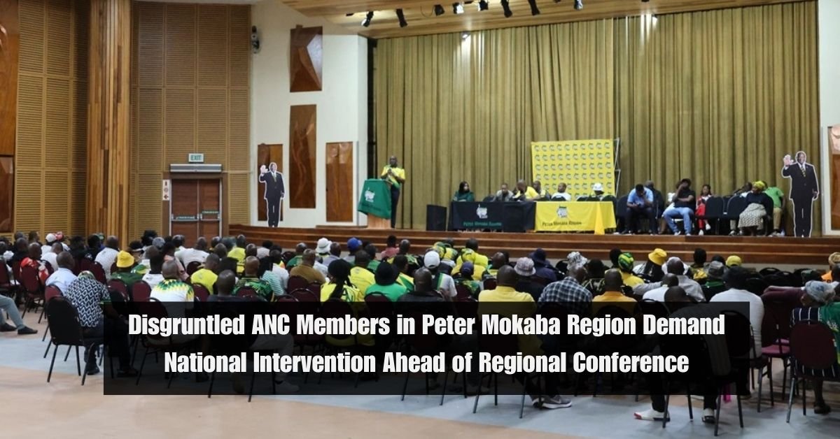 Disgruntled ANC Members in Peter Mokaba Region Demand National Intervention Ahead of Regional Conference