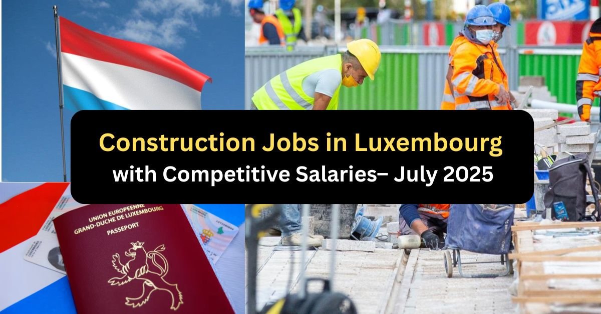 Construction Jobs in Luxembourg (with Salaries) – July 2025