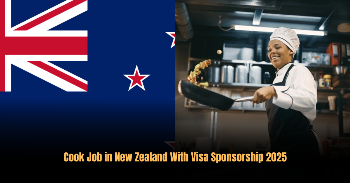 Cook Job in New Zealand With Visa Sponsorship 2025