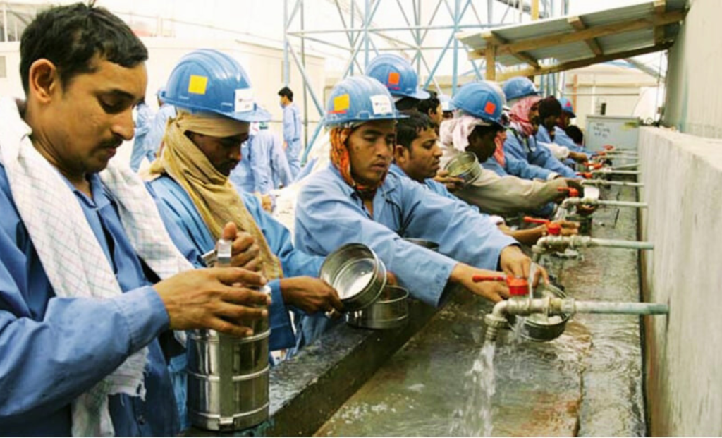 Qatar Factory Worker